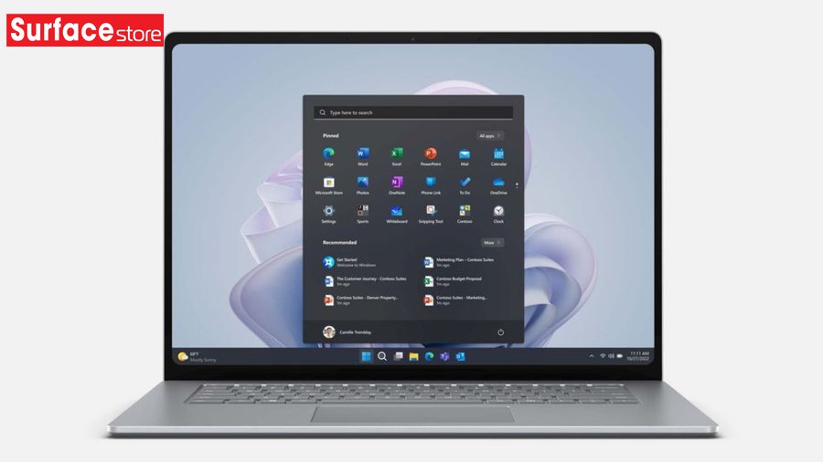 Surface Laptop 6 Màn hình hiển thị dành cho người tiêu dùng dự kiến ​​​​sẽ trông như thế nào. 