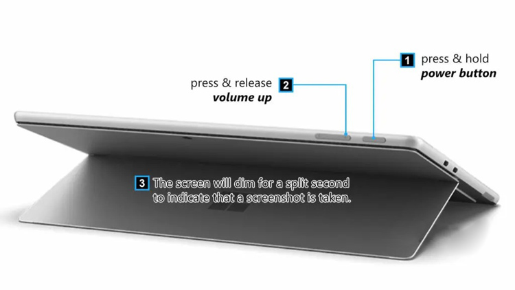 chụp ảnh màn hình Surface Pro
