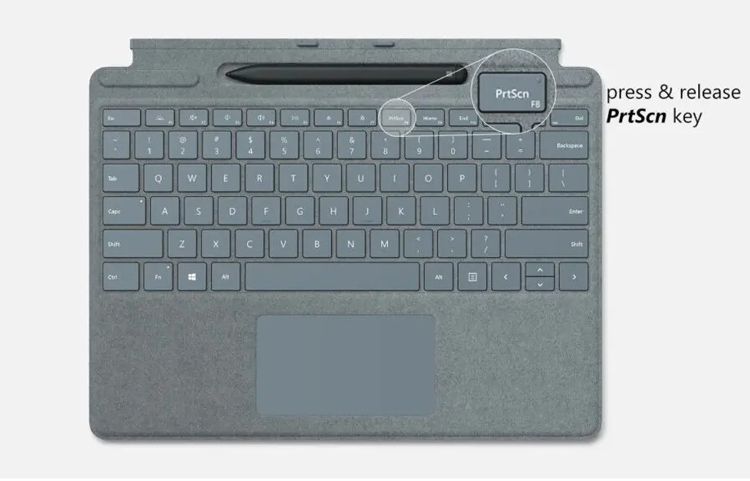chụp ảnh màn hình Surface Pro